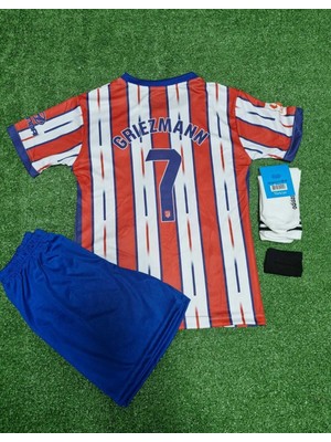 Atletico Madrid 2023/24 Sezon Antoine Griezmann Çocuk Forması 4'lü