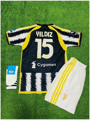 S 2023/24 Yeni Sezon Kenan Yıldız Çocuk Forması 3'lü Set (Yellow)