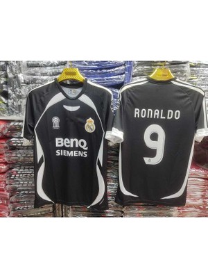 R.madridd 2006/07 Sezon Ronaldo Nazario Deplasman Forması (Black)