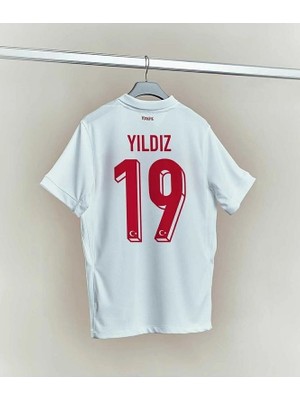 Türkiye Euro 2024 Futbol Şampiyonası Kenan Yıldız Forması (Beyaz)