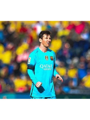 F.c B.a.r.c.e.l.o.n.a Lionel Messi 2015/16 Sezonu Özel Nostalji Forması (Turkuaz)