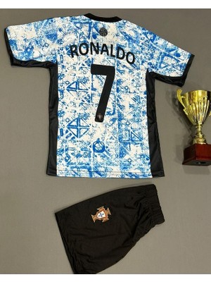 Portekiz 2024-25 Yeni Sezon Cristiano Ronaldo Deplasman Çocuk Forması