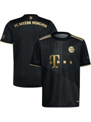B.a.y.e.r.n/m.ü.n.i.h 2021/22 Sezonu Isimsiz Deplasman Forması (Blackgold)