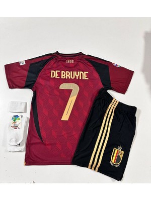 Belçika 2024/25 Yeni Sezon Kevın De Bruyne Çocuk Forması 4'lü Set