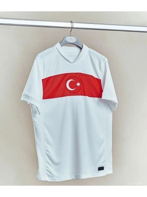 Türkiye Euro 2024 Iç Saha Isimsiz Forması (White)