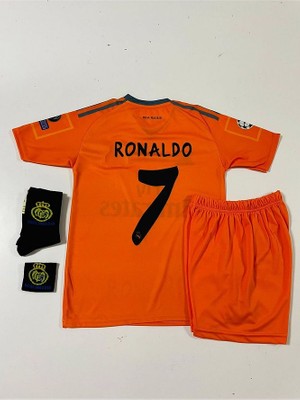 R.madridd 2013/14 Sezonu Cristiano Ronaldo Nostalji Çocuk Forması (Armalı Set)