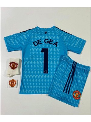 Manchester United 2022/23 Sezonu David De Gea Çocuk Kaleci Forması 4'lü Set (Armalı)