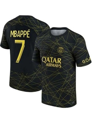 P.s.g 2023/24 Yeni Sezon Kylian Mbappe Örümcek Desenli Alternatif Forması