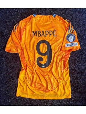 R.e.a.l M.a.d.r.i.d 2024/25 Sezonu Kylian Mbappe Deplasman Forması (Orange)