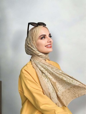 Vela Desen Soft Şal - Tereyağ Sarısı