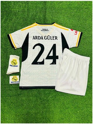 R.madridd 2023-24 Yeni Sezon Arda-G.üler Iç Saha Çocuk Forması 4'lü (Armalı)