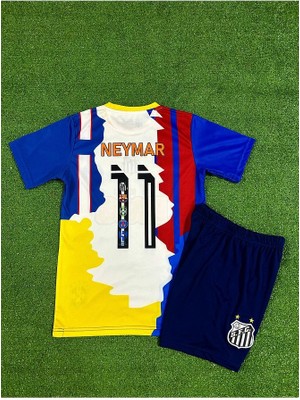 Neymar Jr Tüm Kulüpler Özel Konsept Çocuk Forması