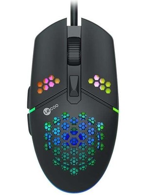 Lenovo Lecoo MS105 3200 Dpı 6 Tuşlu Kablolu Rgb LED Aydınlatmalı Gaming Oyuncu Mouse