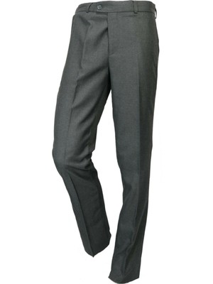 Erkek Lise Esnek Likralı Bilek Boy Okul Kumaş Pantolonu