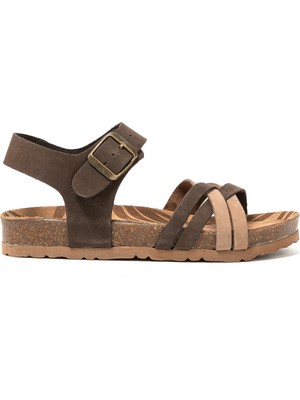 Kadın Sandalet MAR-25Y-175-04 John May Kahve Multi