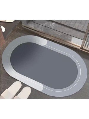 Buğz Oval Süper Emıcı Banyo Paspası