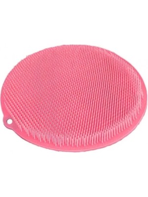 Buğz Yuvarlak Vantuzlu Banyo Sırt Kese Matı 26 cm