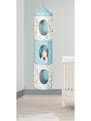 Buğz Baby 3 Gözlü Kullanışlı Düzenleyici Çok Amaçlı Organizer Kutu (Yeşil)