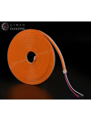 Buğz 5 Metre Noas YL42 0126 Dış Mekan 12V Amber Neon Hortum LED