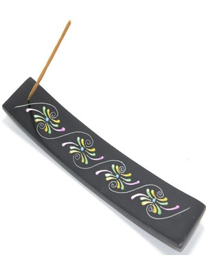 Obsidian Taşı Kayık Tütsülük Model 7