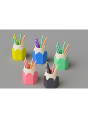 Kalem Ucu Tasarımlı Kalemlik