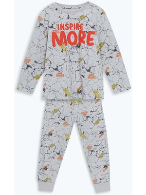 Lc Waikiki Yeni Sezon Bisiklet Yaka Erkek Cocuk Pijama Takimi - S5FE88Z1