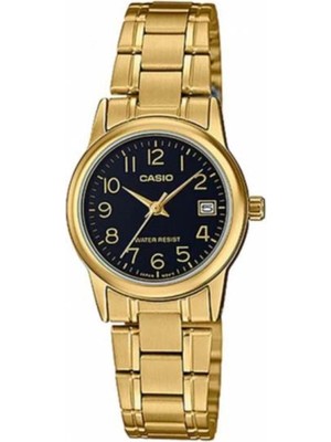 Casio Kadın Kol Saati Altın Renkli Çelik Kasa 3 ATM Suya Dayanıklı Quartz Mekanizma LTP-V002G-1BUDF