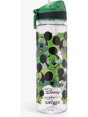 Smiggle - Disney Mickey 650ML Pipetli BPA Free Suluk Çocuk Okul Matarası Lisanslı