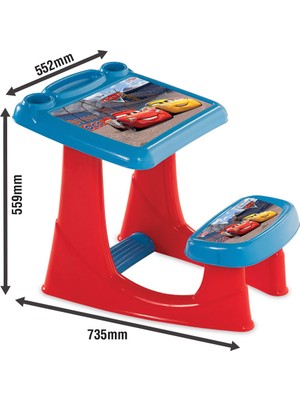 Çocuk Çalışma Masası ve Sandalye Seti – 3+ Yaş, 55×56×74CMHOTWHEELS