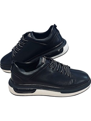 Köpük Ortapedik Taban Sneakers Model Hakiki Deri Günlük Casual Erkek Ayakkabı