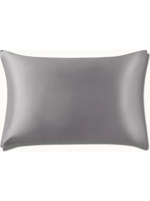 Ipek Yastık Kılıfı  Gümüş Renkli 1 Adet 50 x 70 cm