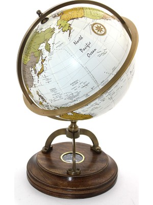 Ttt Pirinç Pusulalı Dünya Küre