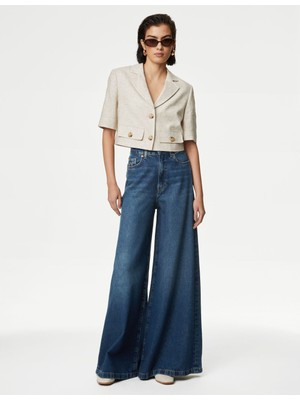 Marks & Spencer Lyocell:trade_mark: Yüksek Bel Palazzo Jean Pantolon