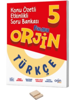 Fenomen Yayıncılık 5. Sınıf Orjin Türkçe Konu Özetli Soru Bankası + Telefon Standı