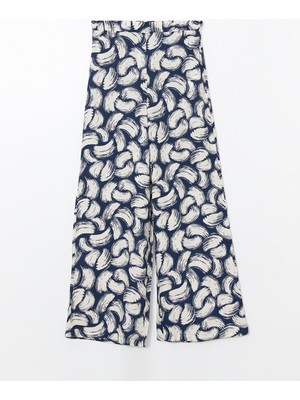 Lc Waikiki Yeni Sezon Beli Lastikli Desenli Kadın Pantolon