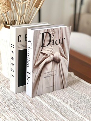 Dekoratif Kitap Kutu 2'li Set (Cr/d)