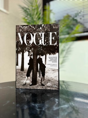 Vogle Yazılı Dekoratif Kitap Kutu