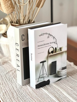 Dekoratif Kitap Kutu 2'li Set (C/mo)