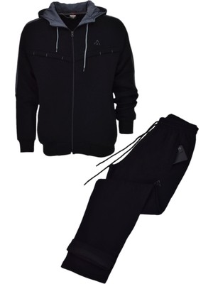 Erkek Kapüşonlu 3 Iplik Eşofman Takım 3281 BGL-ST04775