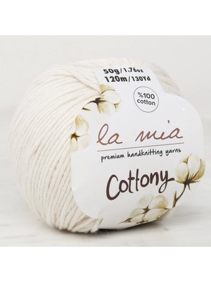 La Mia Cottony Kırık Beyaz Bebek El Örgü İpi - P3-L003 - 33574