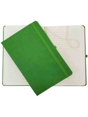 Kurdelalı Kalem Lastikli Termo Deri Kapaklı Hediyelik Çizgili Defter Not Günlük Anı Hatıra Defteri