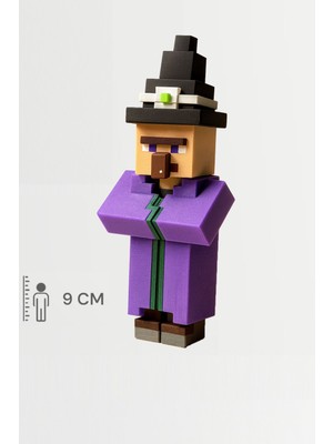 Minecraft Witch Cadı Hareketli Eklemli Figür