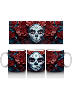 Buz Renklerinde Ölüm Maskesi – Hediyelik Kahve Kupası