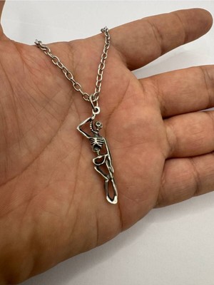 Karanlığın Sembolü | Suicide Skeleton Gotik Unisex Kolye – Metal  Zincir