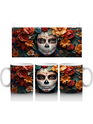 Sarı ve Turuncu Yapraklarla Çevrili Ruh – Hediyelik Kahve Kupası