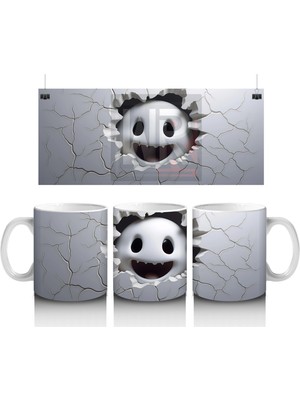 Duvarı Delen Neşeli Hayalet – Hediyelik Kahve Kupası