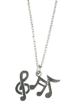 Melodi Zarafeti | Notalı Unisex Müzik Temalı Kolye – Metal  Zincir