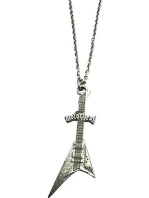 Motörhead Ilhamlı Elektro Gitar Desen Anahtarlık – Metal  - Metal Heavy Metal Rock Aksesuar