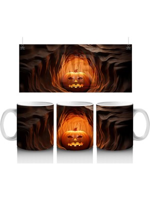 Alevli Tünelde Yalnız Balkabağı – Hediyelik Kahve Kupası