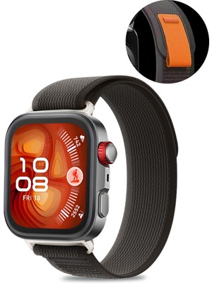 Nezih Case Huawei Watch Fit 3 / Fit 4/ Fit 4 Pro / Fit 5 / Fit 5 Pro Uyumlu Trail Loop Naylon Örgü Işlemeli Hasır Kordon